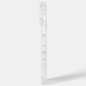 Elegant wit marmer Case-Mate iPhone case (Achterkant / Links)