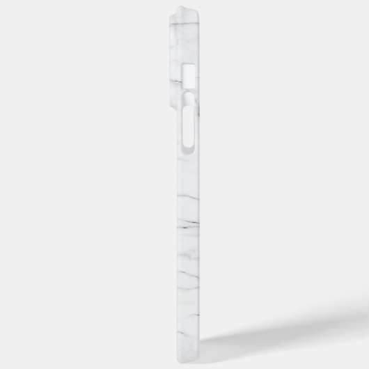 Elegant wit marmer Case-Mate iPhone case (Achterkant / Links)