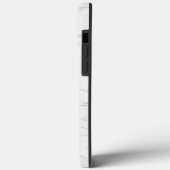 Elegant wit marmer Case-Mate iPhone case (Achterkant / Links)