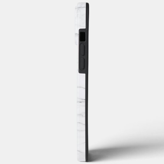 Elegant wit marmer Case-Mate iPhone case (Achterkant / Links)