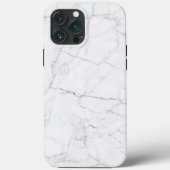 Elegant wit marmer Case-Mate iPhone case (Achterkant)
