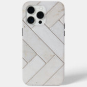 Elegant wit marmer Case-Mate iPhone case (Achterkant)