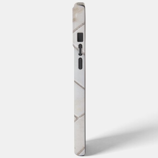 Elegant wit marmer Case-Mate iPhone case (Achterkant / Links)