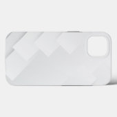 Elegant wit marmer Case-Mate iPhone case (Achterkant (horizontaal))