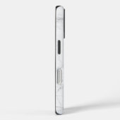 Elegant wit marmer Case-Mate iPhone case (Achterkant / Rechts)