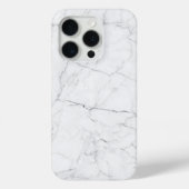 Elegant wit marmer Case-Mate iPhone case (Achterkant)