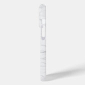 Elegant wit marmer Case-Mate iPhone case (Achterkant / Links)