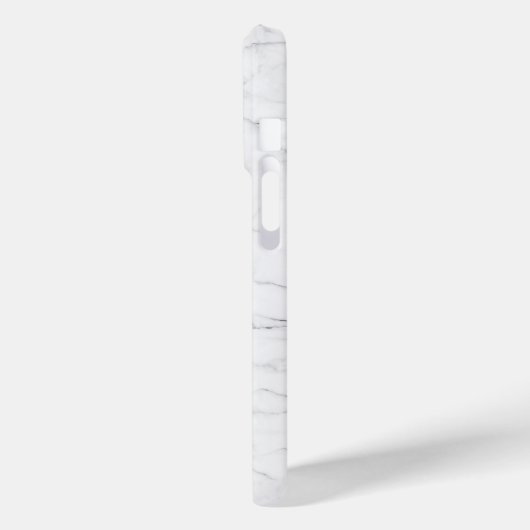 Elegant wit marmer Case-Mate iPhone case (Achterkant / Links)