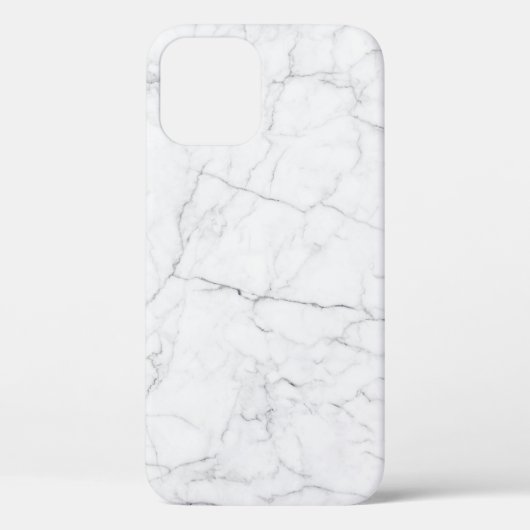 Elegant wit marmer Case-Mate iPhone case (Achterkant)