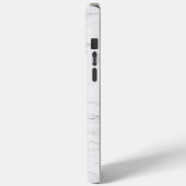 Elegant wit marmer Case-Mate iPhone case (Achterkant / Links)