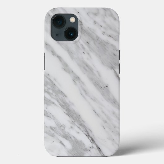 Elegant wit marmer Case-Mate iPhone case (Achterkant)