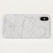 Elegant wit marmer Case-Mate iPhone case (Achterkant (horizontaal))