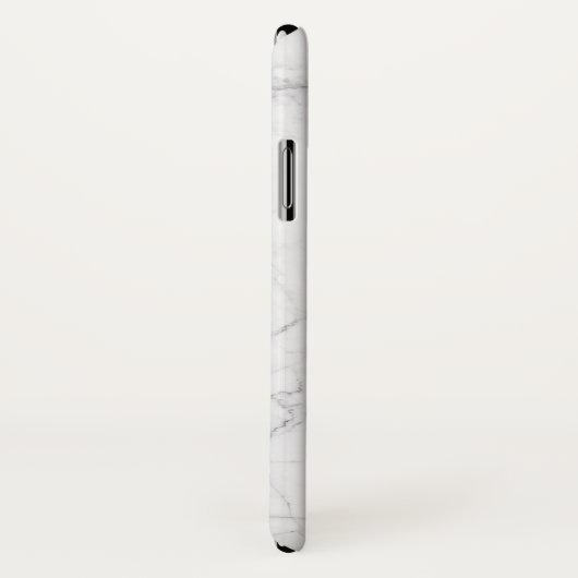 Elegant wit marmer Case-Mate iPhone case (Achterkant / rechts)