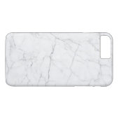 Elegant wit marmer Case-Mate iPhone case (Achterkant (Horizontaal))