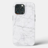 Elegant wit marmer  Case-Mate iPhone case (Achterkant)