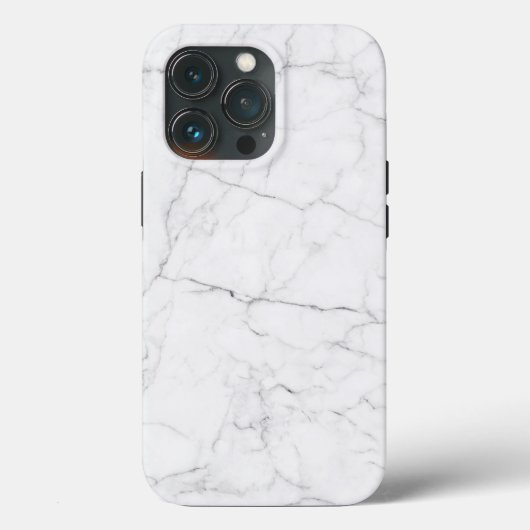 Elegant wit marmer Case-Mate iPhone case (Achterkant)
