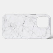 Elegant wit marmer Case-Mate iPhone case (Achterkant (horizontaal))