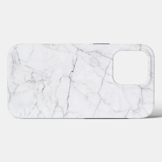 Elegant wit marmer  Case-Mate iPhone case (Achterkant (horizontaal))