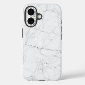 Elegant wit marmer Case-Mate iPhone case (Achterkant)