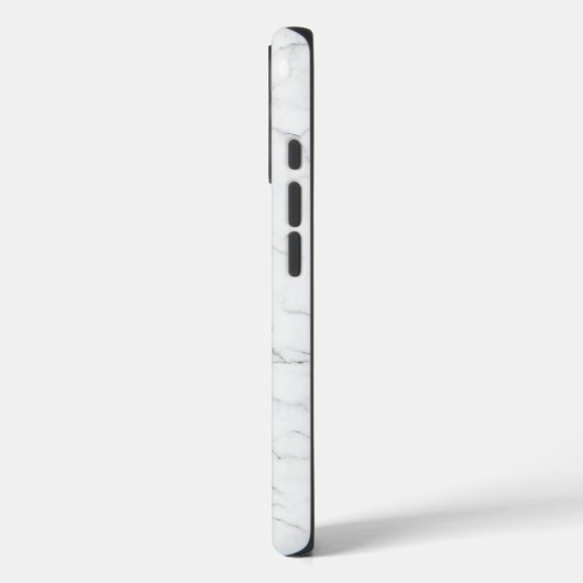 Elegant wit marmer Case-Mate iPhone case (Achterkant / Links)