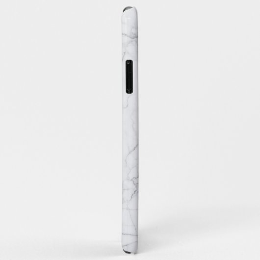 Elegant wit marmer Case-Mate iPhone case (Achterkant/rechts)