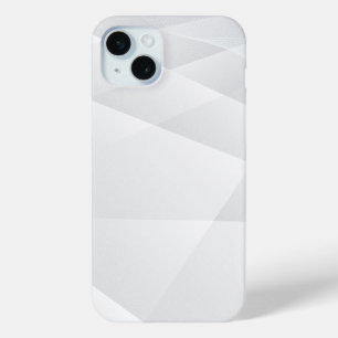 Elegant wit marmer iPhone 15 mini hoesje