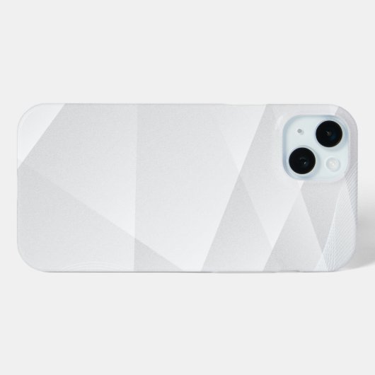 Elegant wit marmer Case-Mate iPhone case (Achterkant (horizontaal))