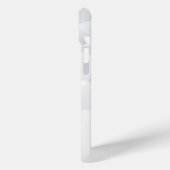 Elegant wit marmer Case-Mate iPhone case (Achterkant / Links)