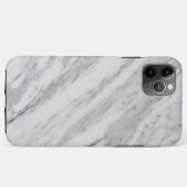 Elegant wit marmer Case-Mate iPhone case (Achterkant (horizontaal))