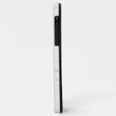 Elegant wit marmer  Case-Mate iPhone case (Achterkant/links)