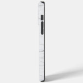 Elegant wit marmer Case-Mate iPhone case (Achterkant / Links)