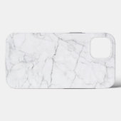 Elegant wit marmer Case-Mate iPhone case (Achterkant (horizontaal))