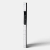 Elegant wit marmer Case-Mate iPhone case (Achterkant / Links)