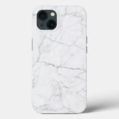 Elegant wit marmer Case-Mate iPhone case (Achterkant)