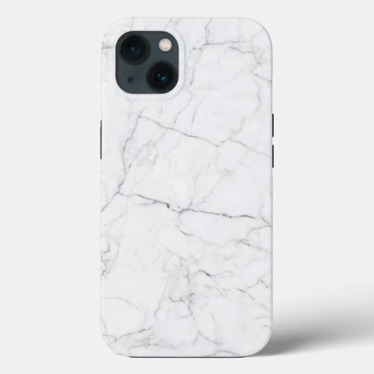 Elegant wit marmer Case-Mate iPhone case (Achterkant)