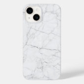 Elegant wit marmer Case-Mate iPhone case (Achterkant)