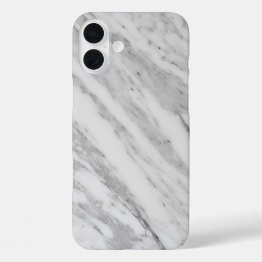 Elegant wit marmer Case-Mate iPhone case (Achterkant)