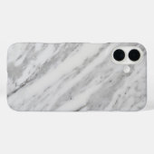 Elegant wit marmer Case-Mate iPhone case (Achterkant (horizontaal))