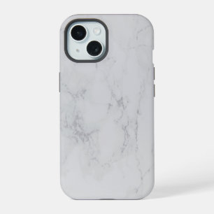 Elegant wit marmer iPhone 15 case