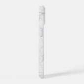 Elegant wit marmer iPhone 15 case (Rechterkant)