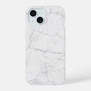 Elegant wit marmer iPhone 15 case