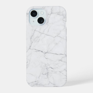Elegant wit marmer iPhone 15 case