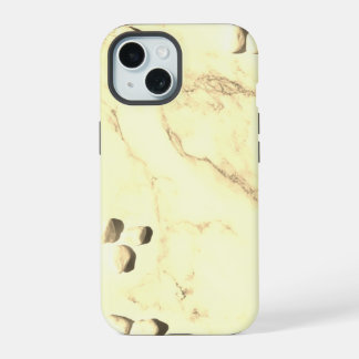 Elegant wit marmer iPhone 15 case
