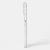 Elegant wit marmer iPhone hoesje (Linkerkant)