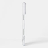 Elegant wit marmer iPhone hoesje (Rechterkant)