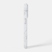 Elegant wit marmer iPhone hoesje (Rechterkant)