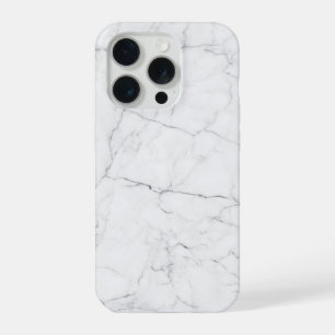 Elegant wit marmer iPhone 15 pro case