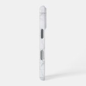 Elegant wit marmer iPhone hoesje (Rechterkant)