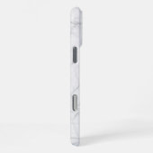 Elegant wit marmer iPhone hoesje (Rechterkant)