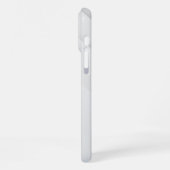 Elegant wit marmer iPhone hoesje (Linkerkant)